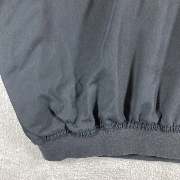 PGA Tour Windbreaker Jacket Adult Large Black Golf Pullover Zip Off Long Sleeves - Picture 6 of 16